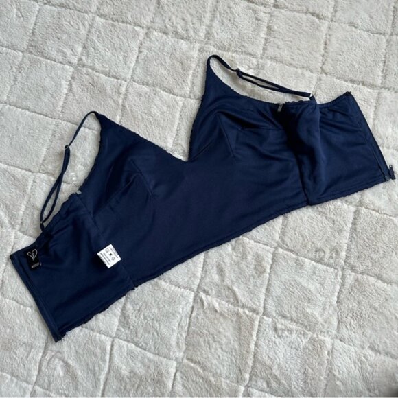 Windsor | Blue Sequin Abyss Crop Tank Top & Skirt | Size Small & Extra Small - Picture 4 of 10